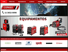 Tablet Screenshot of copaso.com.br